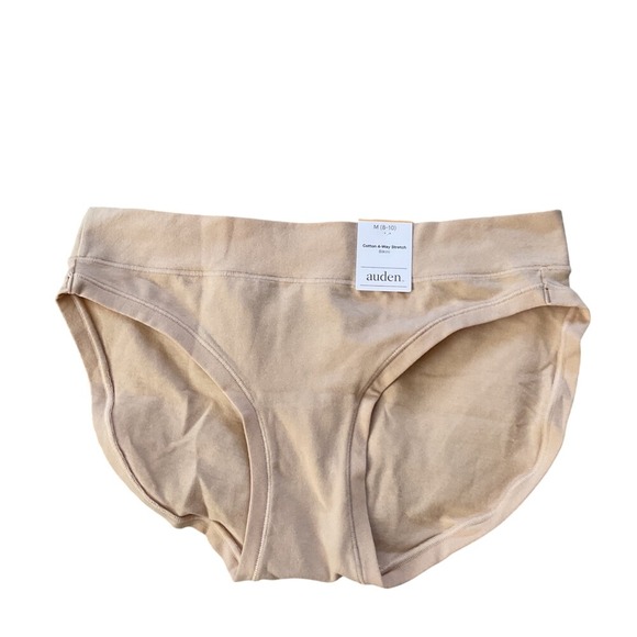 Auden Other - Auden Womens Cotton 4-Way Stretch Bikini Underwear Nude Tan Size M 8-10 NWT